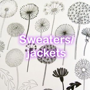 Sweaters & jackets listed below this post